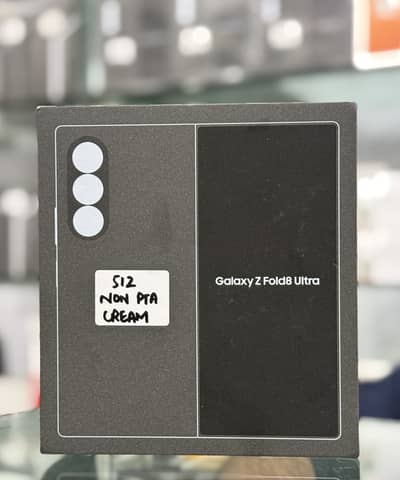 SAMSUNG GALAXY Z FOLD 8 ULTRA 12-512 GB CREAM BOX PACK NON PTA