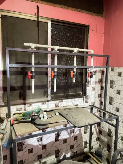 Bottle filling rack/stand