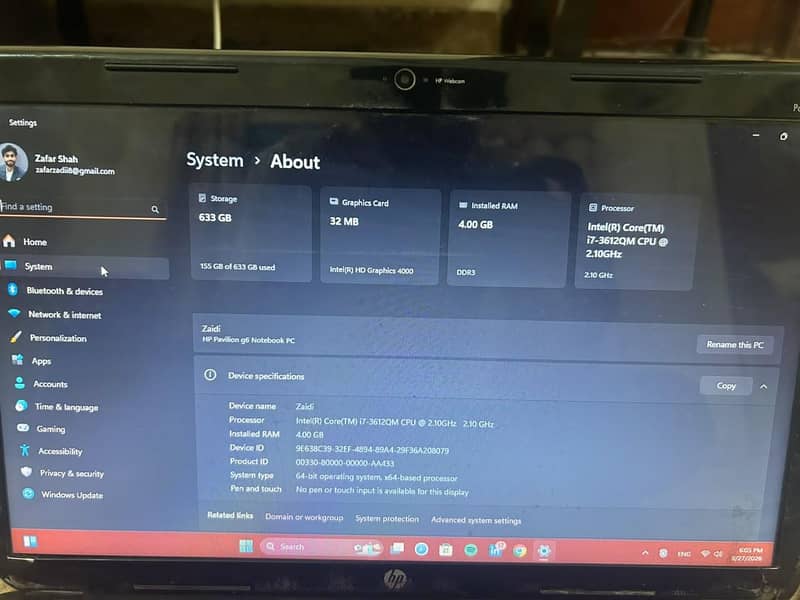 Hp I7 3rd Generation 3