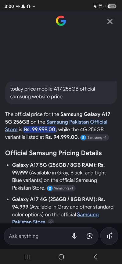 Samsung Mobile Other Model