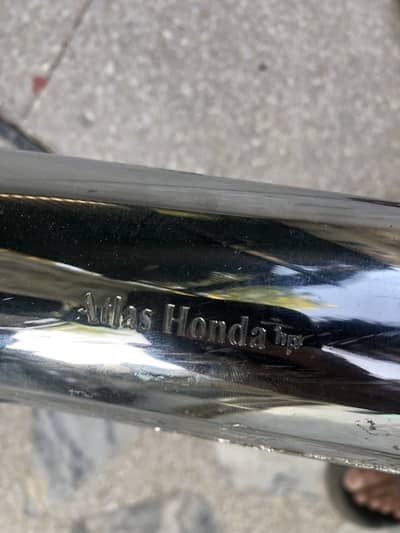 125 genuine chrome silencer