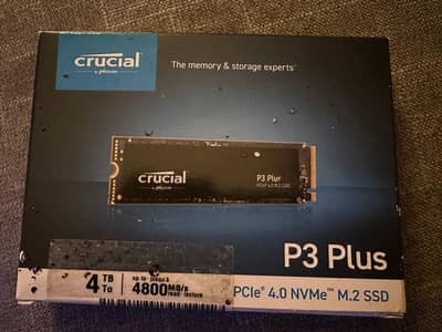 Crucial P3 Plus 4Tb internal SSD hard drive for sale