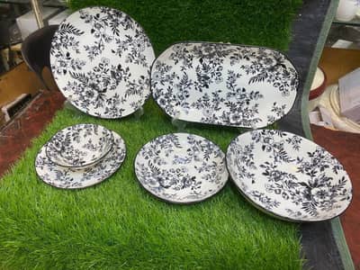 6 rice plet 6 deep plet 6 quwater plet 6 samol bowls 2 Ric dish 2 bowl
