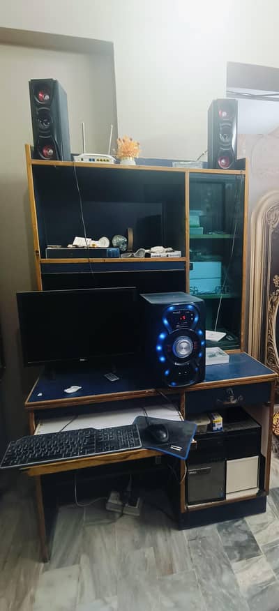 Computer Table Sale Without PC And Sound System