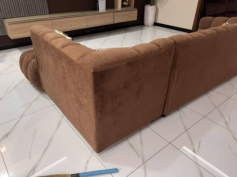 L shaped sofa 6