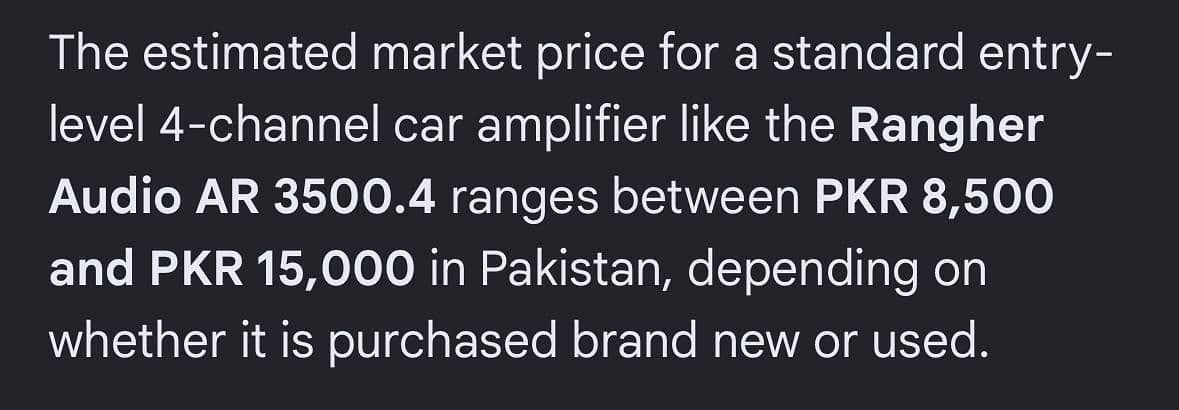 Car amplifier 4