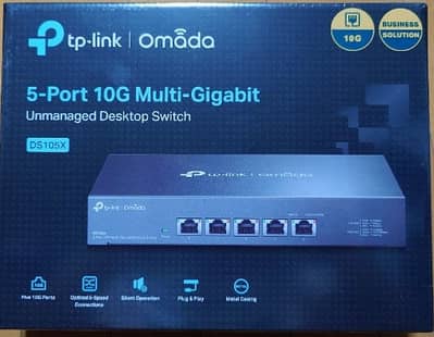 DS105X Omada 5-Port 10G Unmanaged Desktop Switch