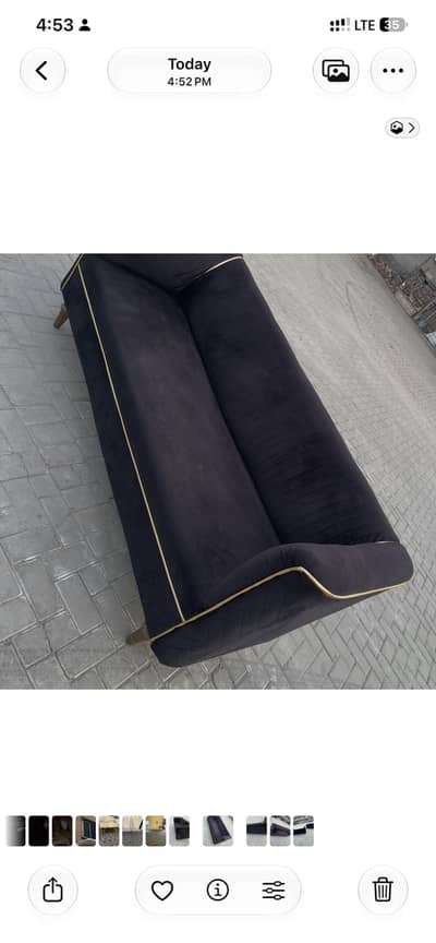 3 sofa seats 3 seater for office House good condition