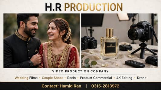 H. R Production - Professional Wedding Photographer & Videographer - 4K