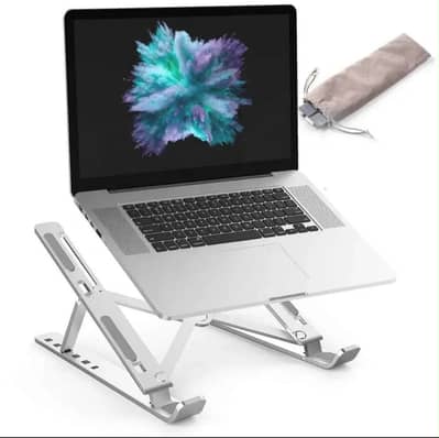 Laptop Stand & Folding Table | Portable Desk metal Plastic &wood
