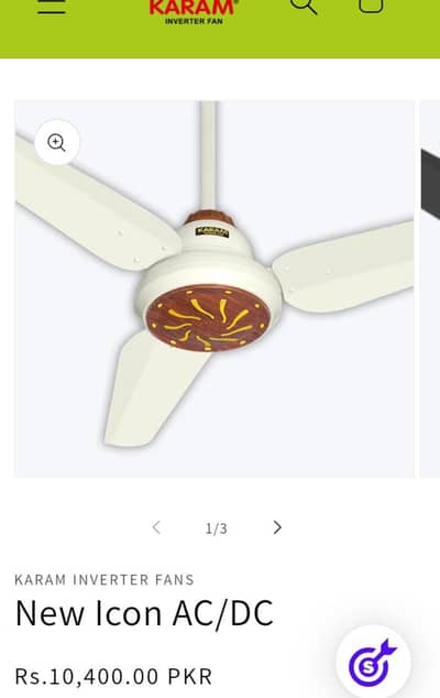 karam inverter Fan