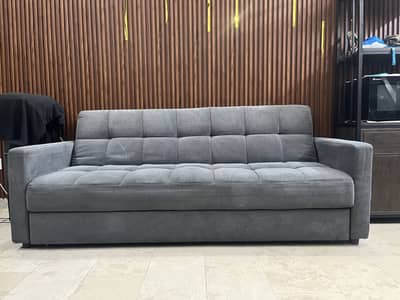 Interwood sofa come bed with storage cabon