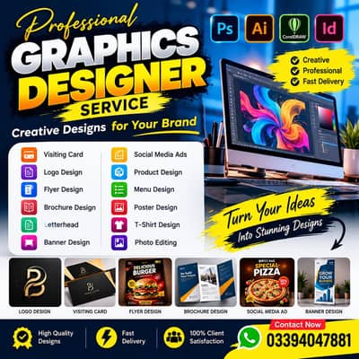 Professional Graphic Designer | Logo, Flyer & More