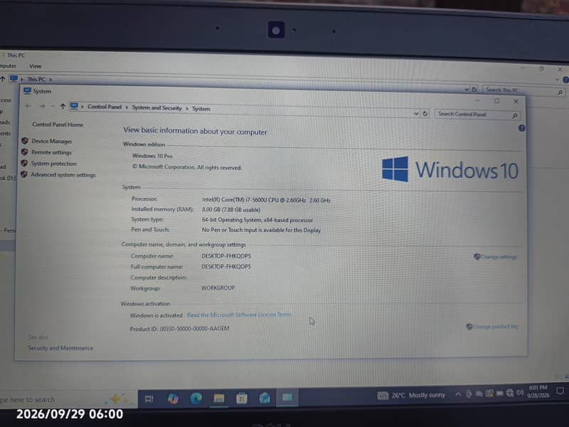 Dell latitude E7250 7