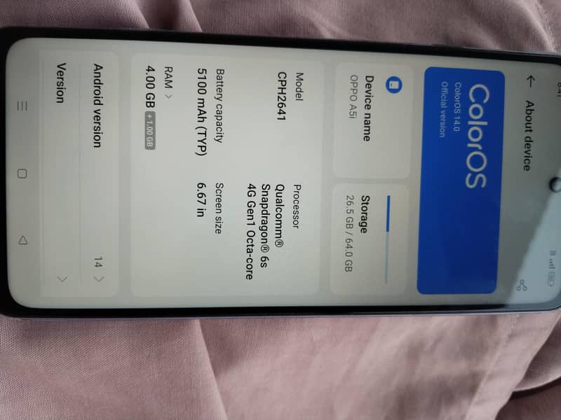 OPPO a5i 5