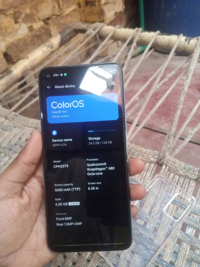 Oppo a76 7