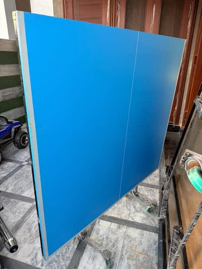 Full Size Foldable Table Tennis Table with Wheels - Strong Frame