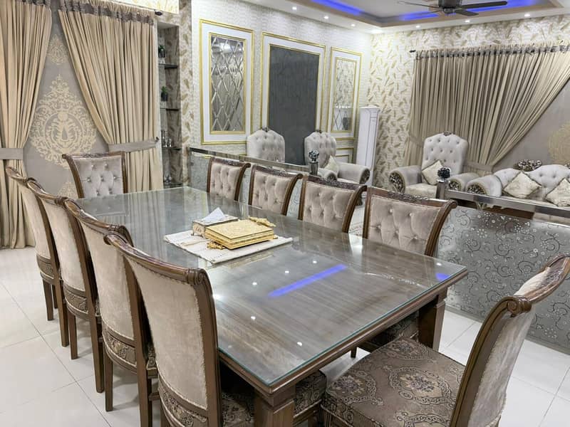 Ten chairs Dining table 2