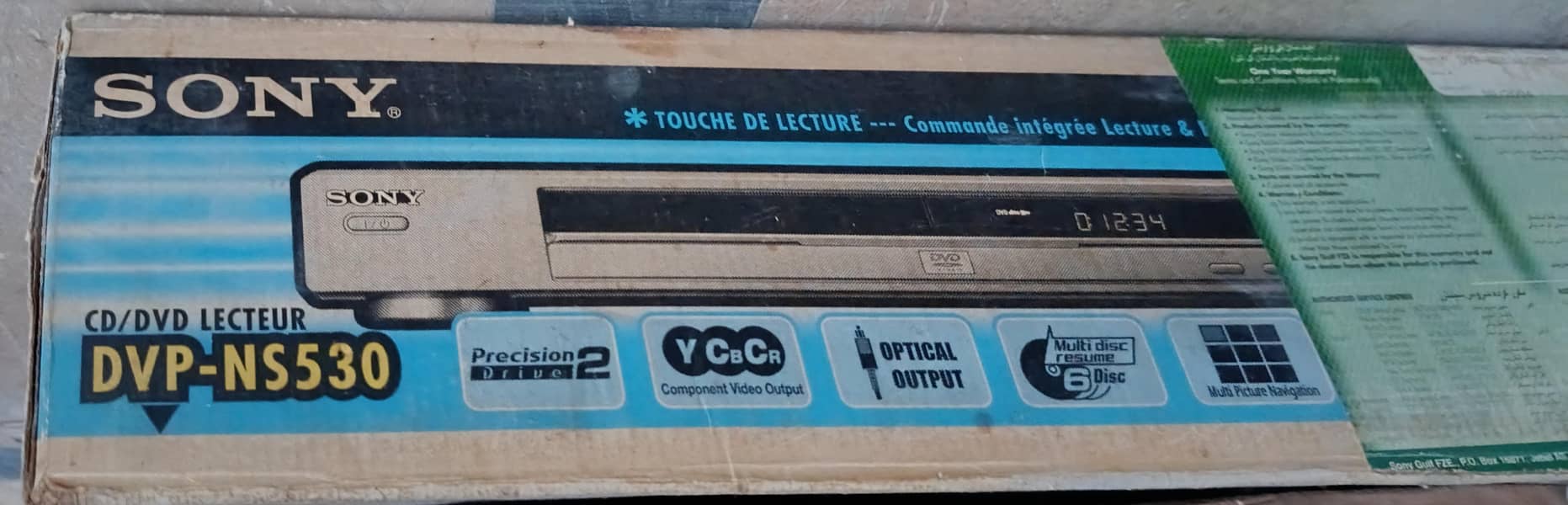 SONY DVD/CD player. 0
