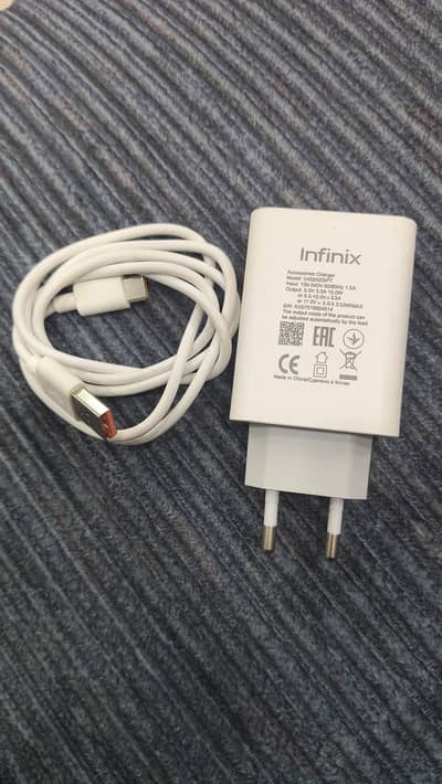 33w Infinix original Charger Hot 40 Pro Box Pulled Charger
