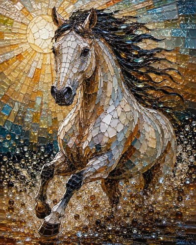 Glass breaking art