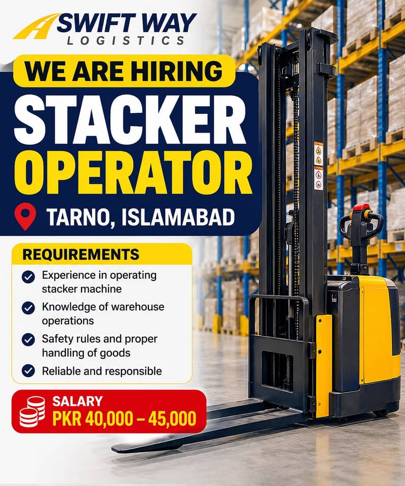 Warehouse stacker operator 1