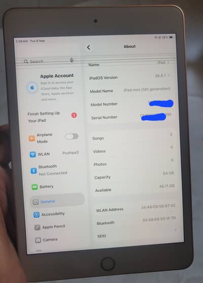 Apple ipad mini 5