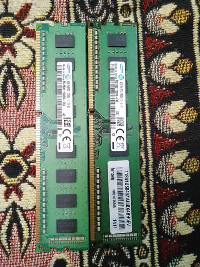 Samsung 8GB (2x4GB) DDR3 RAM Sticks for PC