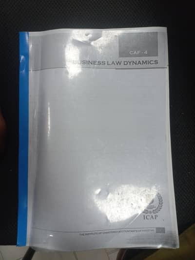 ICAP_BUISSNESS LAW AND COMPANY LAW BOOKS