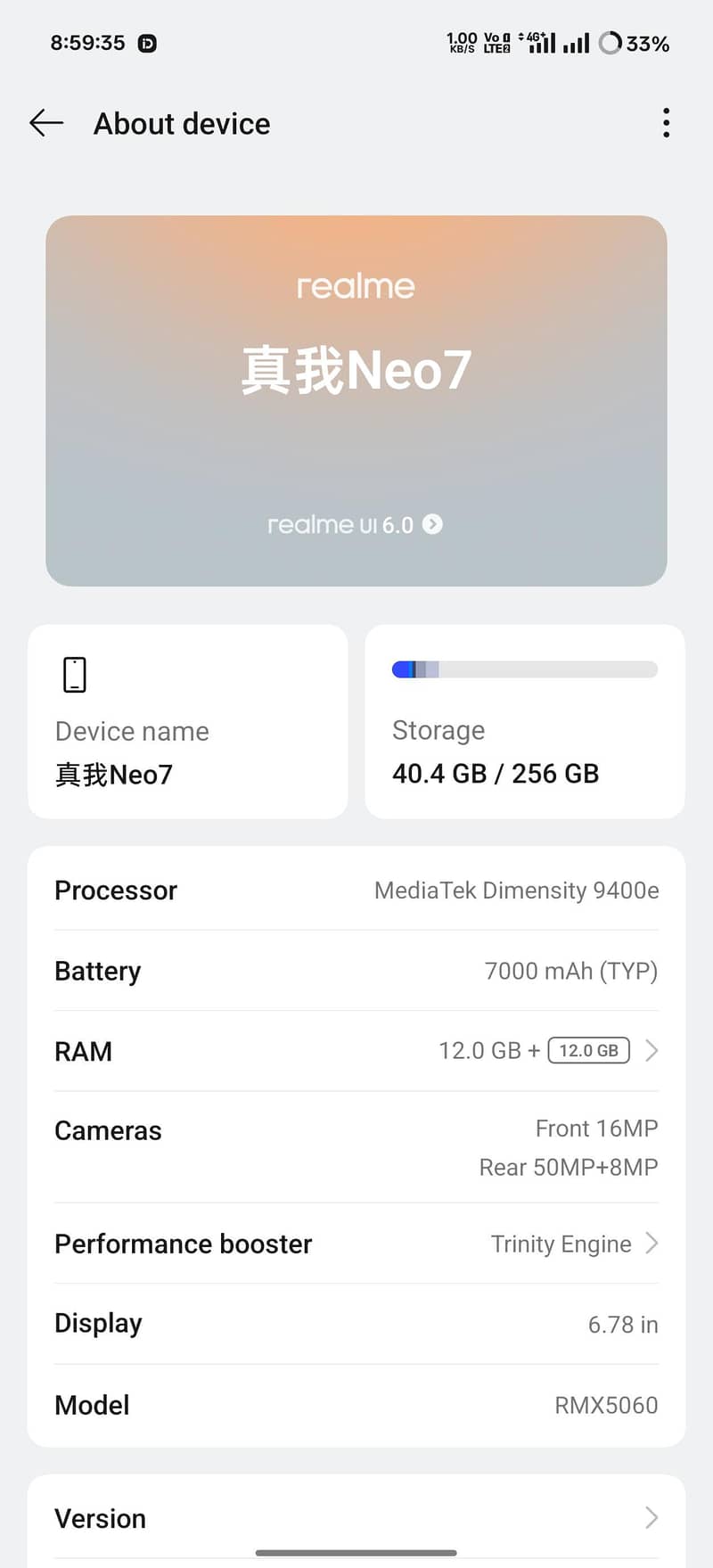 Realme Neo7 2