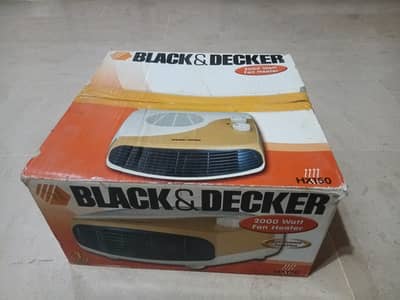 Black & Decker HX150 Electric Fan Heater 1000/2000 Watts