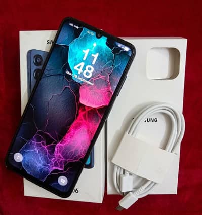 SAMSUNG A06 (4Gb Ram/128Gb Rom) With Box.