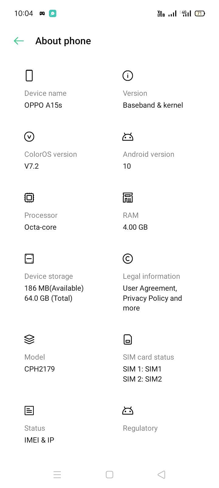 OPPO A15s 2