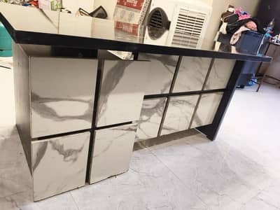 Modern Luxury Office Table + Side Table + Office Chair