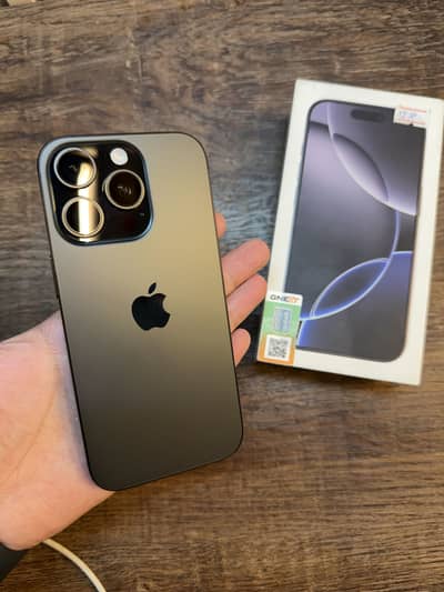 Apple iPhone 16 Pro Black Pta Approved 95 BH 100% Clean SPOTLESS