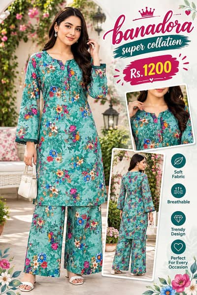 Banadora 2pc printed dress,