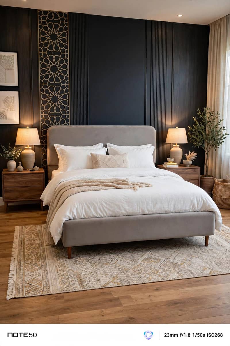 Customized Poshish double bed 1