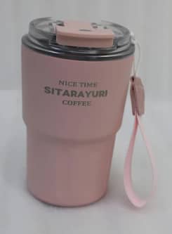 SITARAYURI Stainless Steel Insulated Bottle 360ML Double Drink Straw T