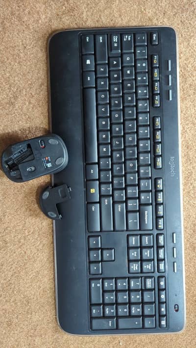 Logitech Single Dongle Wireless Keyboard Mouse