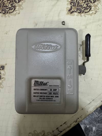 Millat 30amp changeover