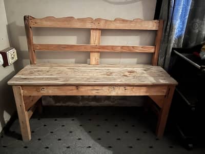 3 wooden Benches fir Sale - string and durable.