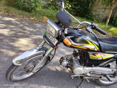Honda cd70 1995 Model with Biometric and copy