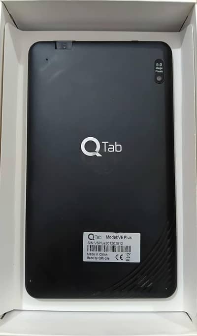 QTab V5 Plus+ Original box without battery.