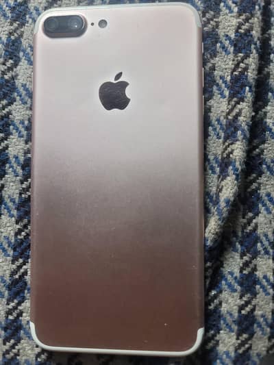 Apple iPhone 7 Plus 128 gb storage with cover and charging cable