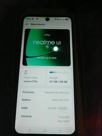 Realme C75x exchange possible