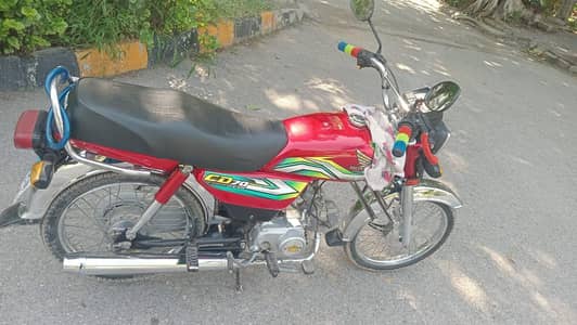 23 model honda 70 fully genuine lush condition urgent for sale