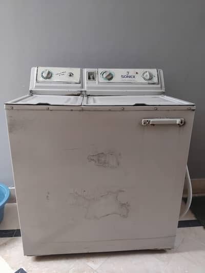 super aisa washer and Dryer machine iron body all oky