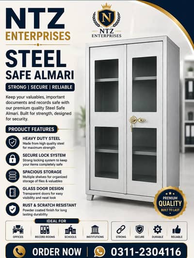 Steel Office Almirah, Almirah, Office Almari, Locker