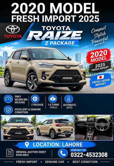 Toyota Raize Z Premium 2020 4.5 grade