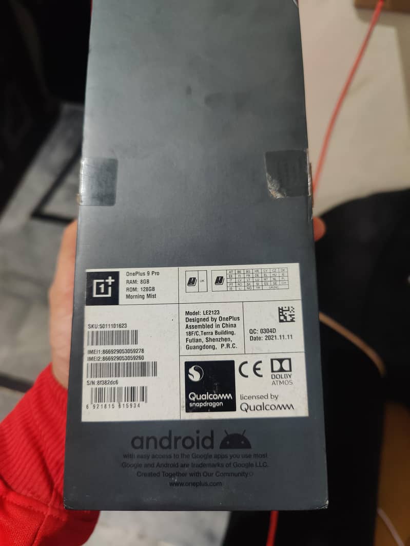 One Plus 9pro 8